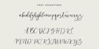Suttimmos - Calligraphy Font With Swashes Poster 1
