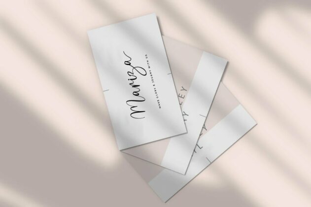 Suttimmos - Calligraphy Font With Swashes Poster 4
