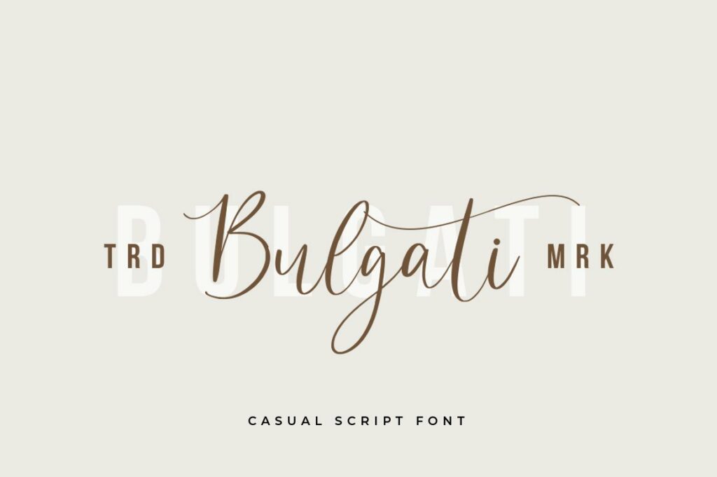 Suttimmos - Calligraphy Font With Swashes Poster 6