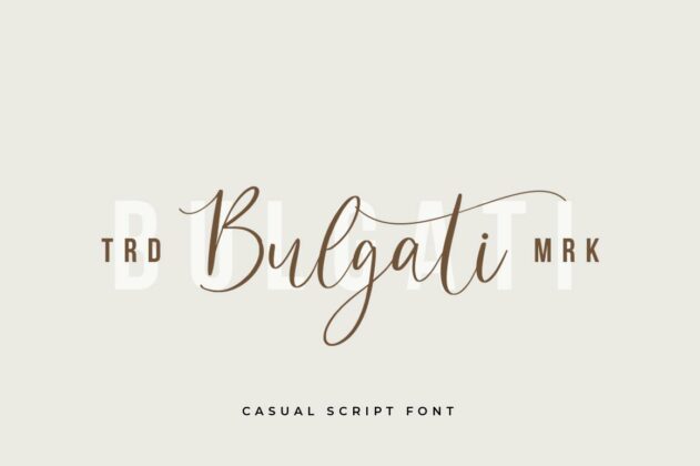 Suttimmos - Calligraphy Font With Swashes Poster 6