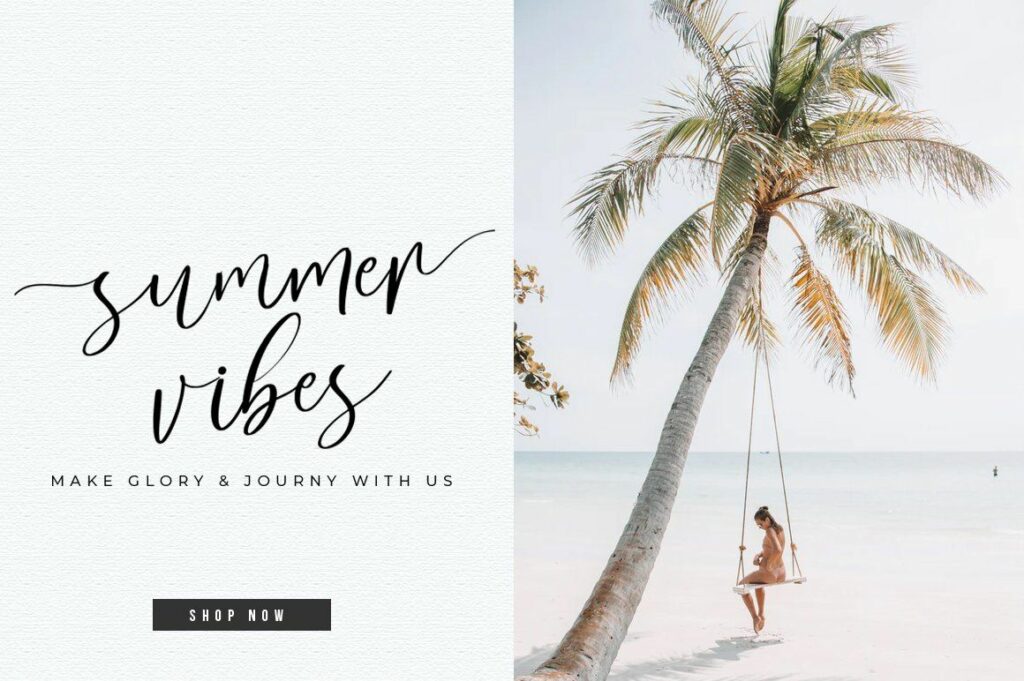 Suttimmos - Calligraphy Font With Swashes Poster 8