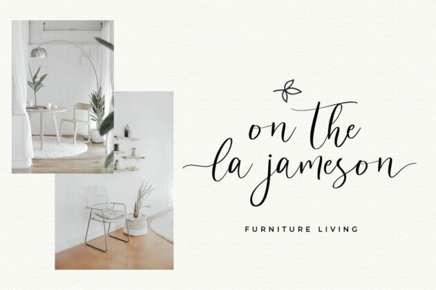 Suttimmos - Calligraphy Font With Swashes Poster 9