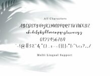 Swally - Brush Script Font Poster 1