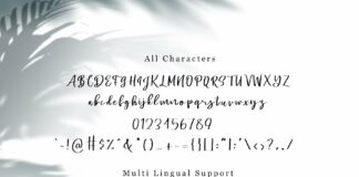 Swally - Brush Script Font Poster 1