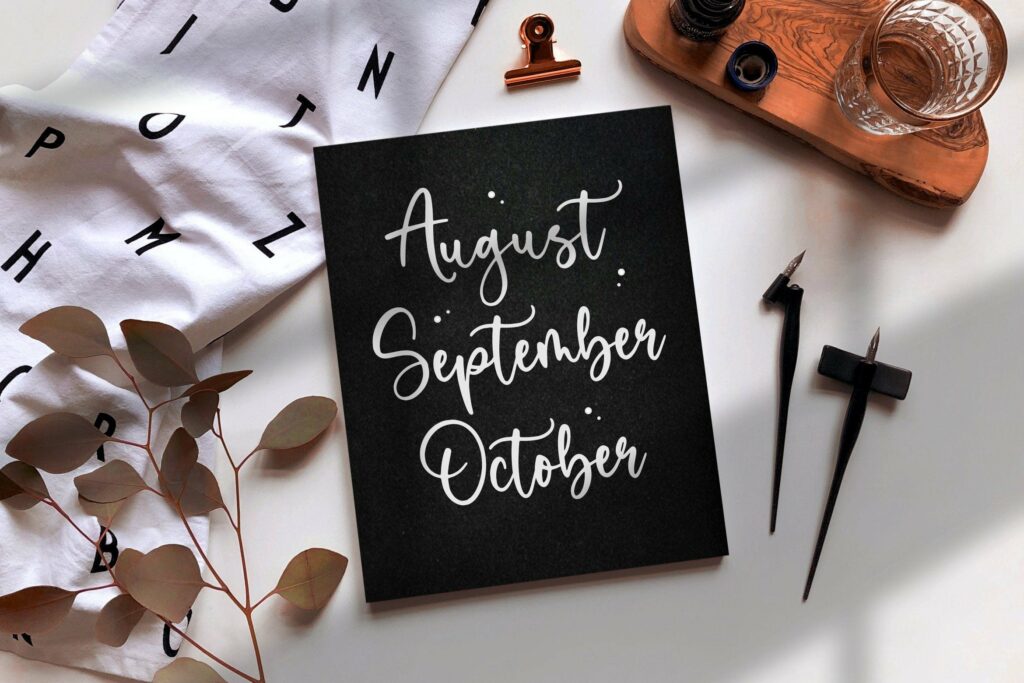 Sweetie Autumn Beautiful Calligraphy Font Poster 6