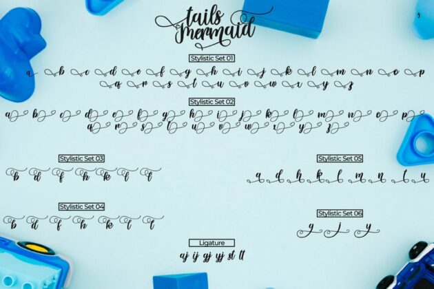 Tails Mermaid - a Crafted Script Poster 7