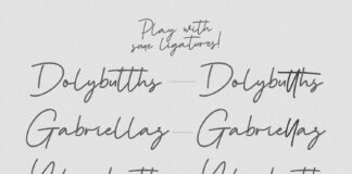 Tanya Hati - Signature Script Font Poster 1