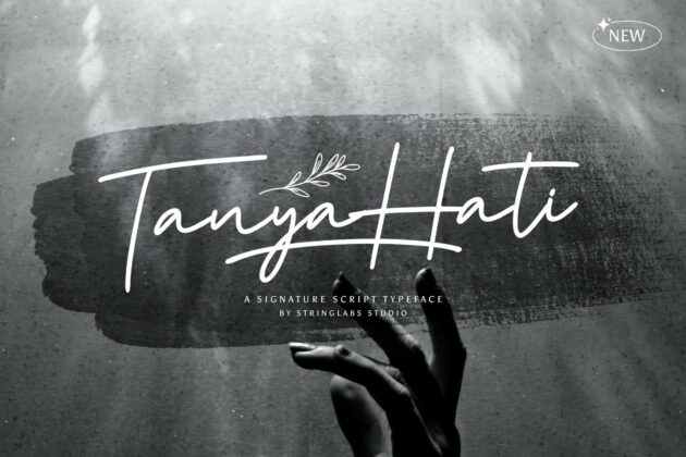 Tanya Hati - Signature Script Font Poster 4