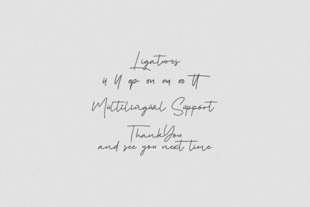 Tanya Hati - Signature Script Font Poster 5