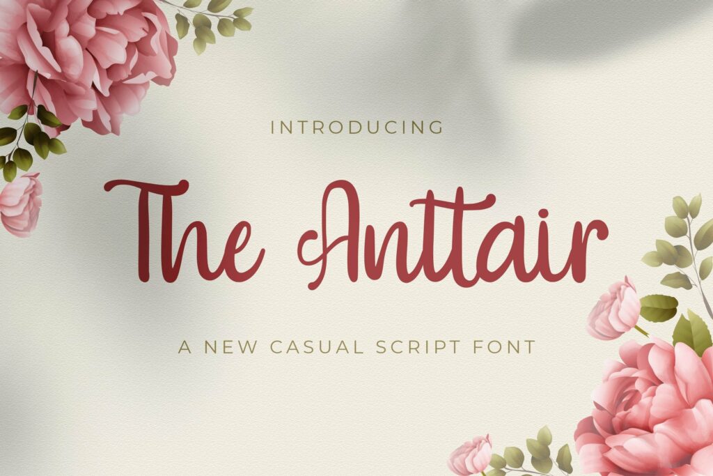 The Anttair - Handwritten Font Poster 4