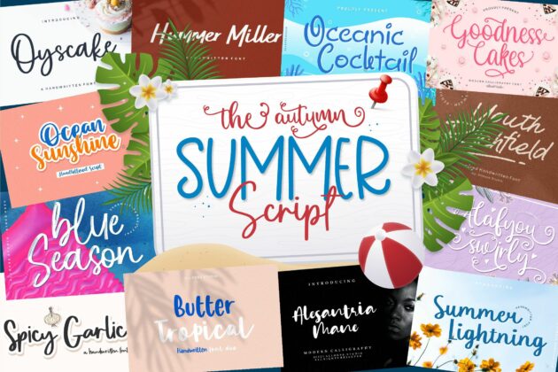 The Autumn Summer Script Bundle Poster 1