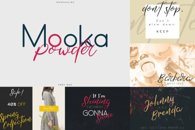 The Font Duo Collection | 8in1 Poster 2