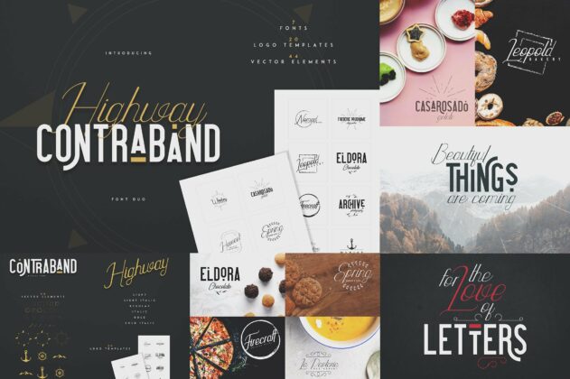 The Font Duo Collection | 8in1 Poster 5