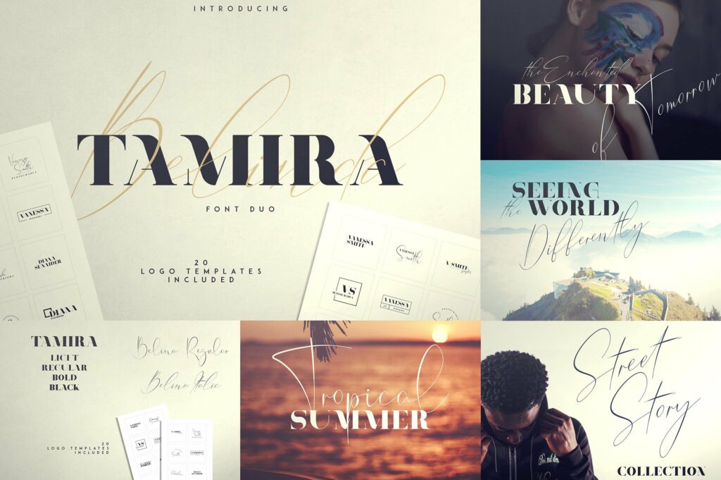 The Font Duo Collection | 8in1 Poster 8
