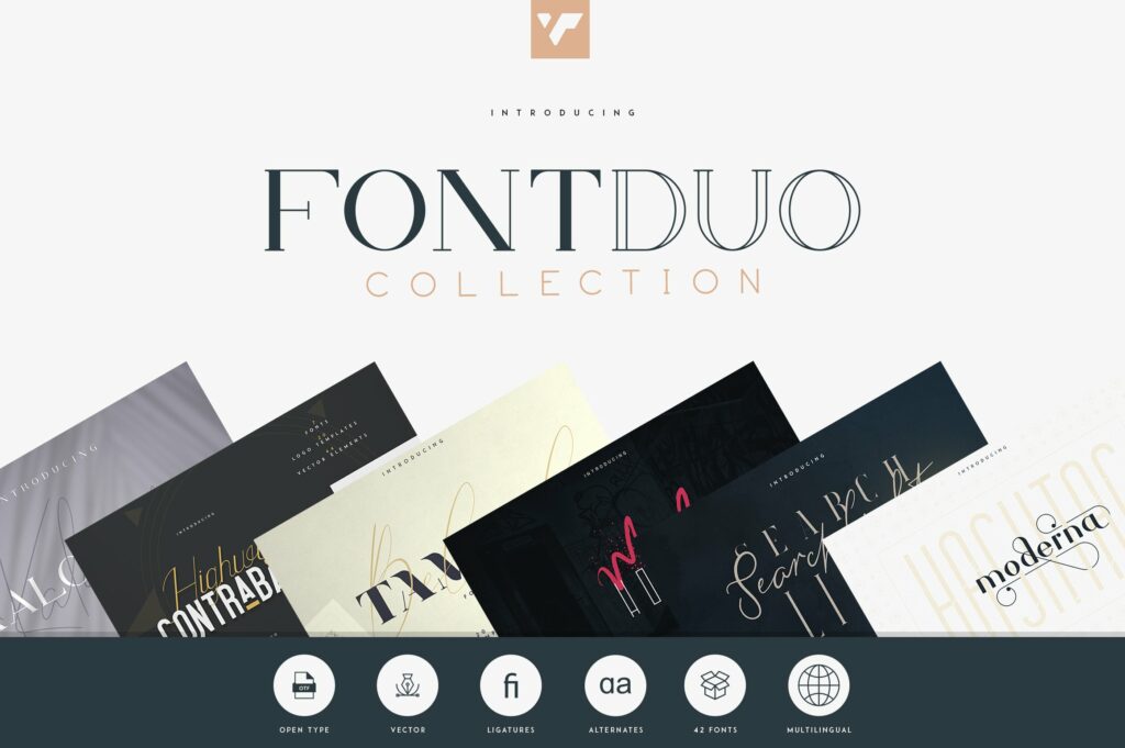 The Font Duo Collection | 8in1 Poster 9