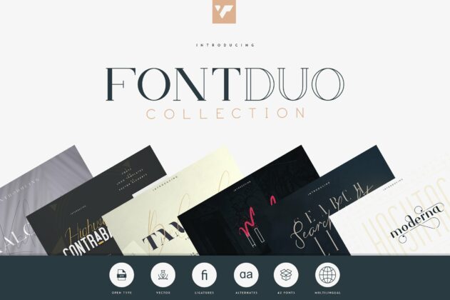 The Font Duo Collection | 8in1 Poster 9