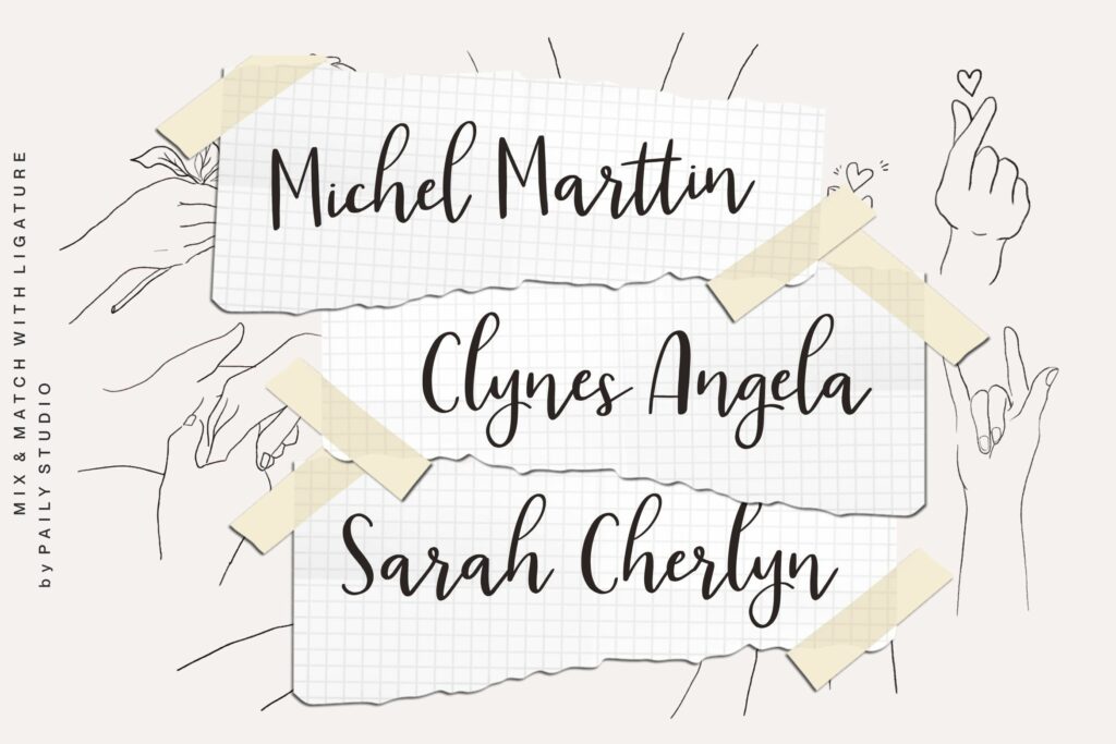 The Gingers Handwritten Script Font Poster 9