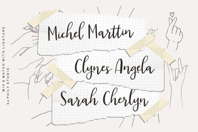 The Gingers Handwritten Script Font Poster 9
