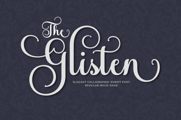 The Glisten Script Poster 4