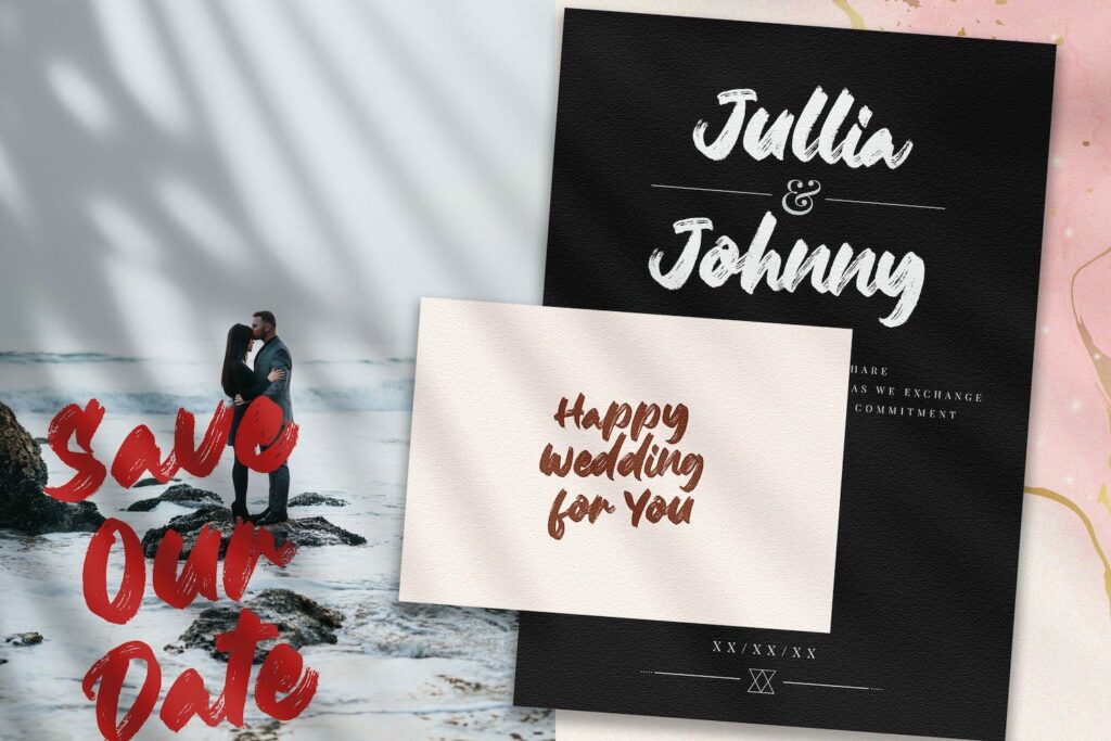 The Junipes - Textured Brush Font Poster 7