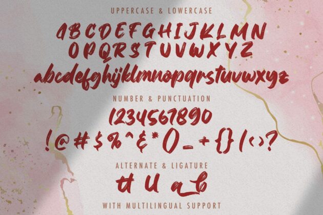 The Junipes - Textured Brush Font Poster 10