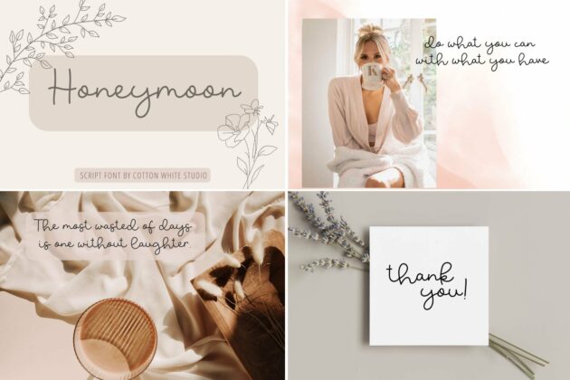 The Modern Script Bundle Poster 6