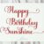 the sunshine