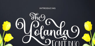 The Yolanda Font Duo Poster 1