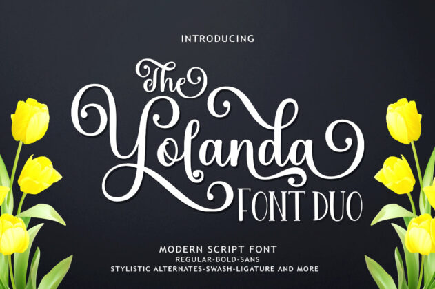 The Yolanda Font Duo Poster 1