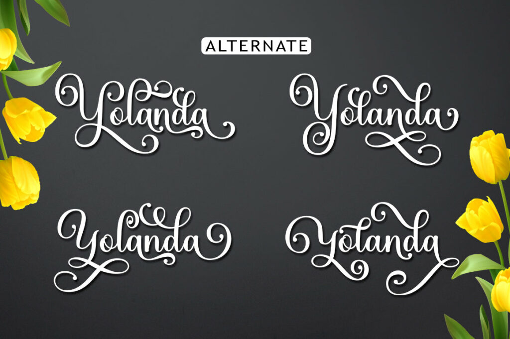 The Yolanda Font Duo Poster 4