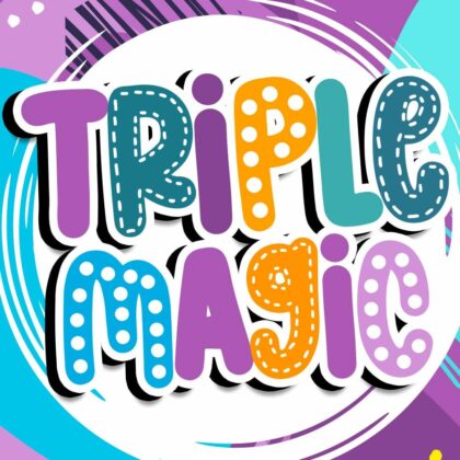 Triple Magic Font Poster 1