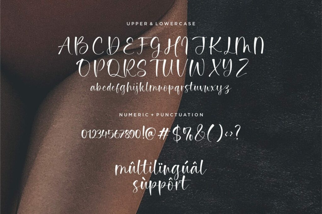 Tropical Romance Modern Handwritten Font Poster 4