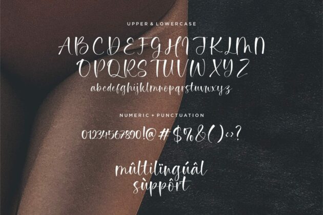 Tropical Romance Modern Handwritten Font Poster 4