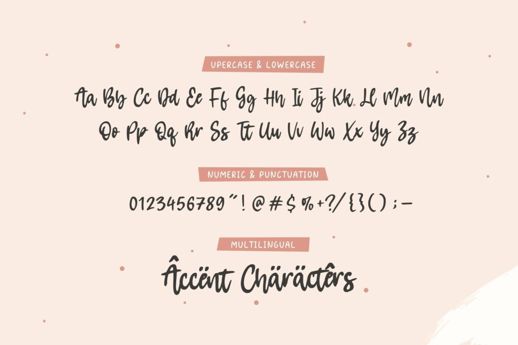 Tropicale Modern Handwritten Font Poster 2