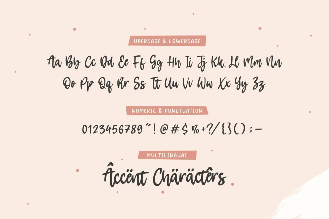 Tropicale Modern Handwritten Font Poster 2