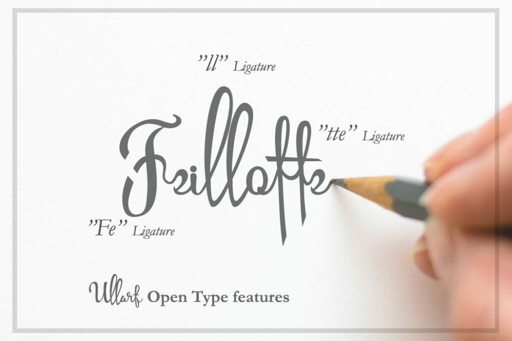 Ullarf font Poster 1