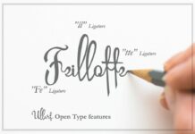 Ullarf font Poster 1