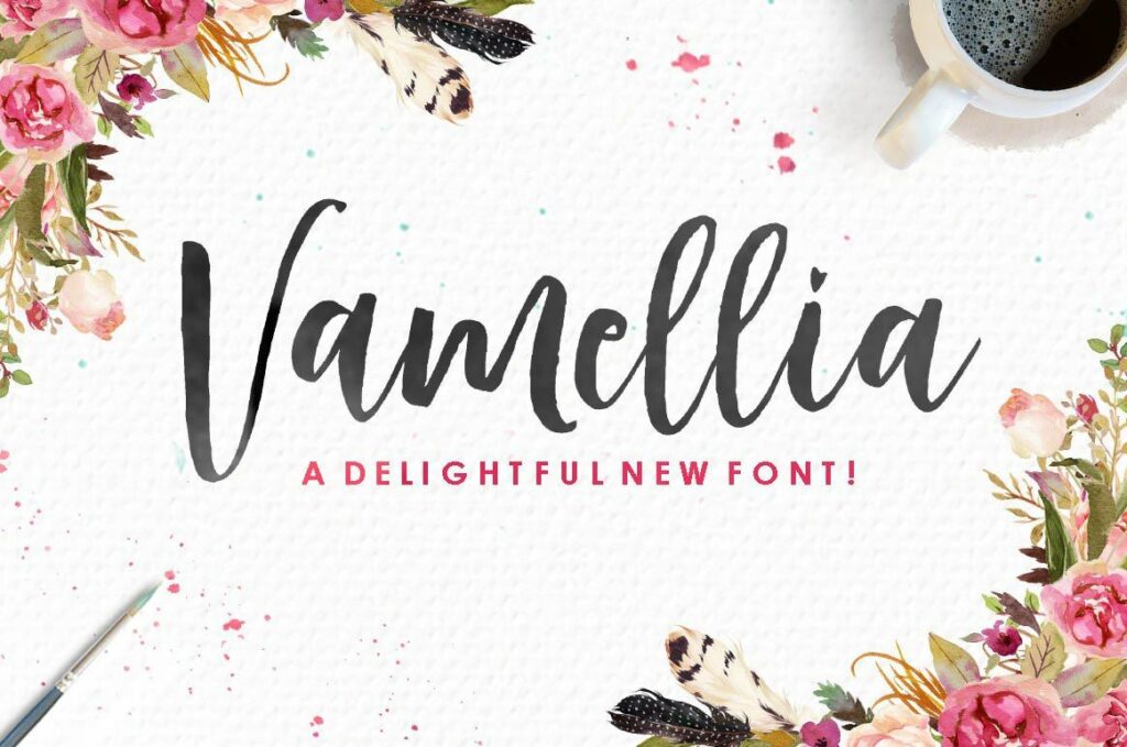 Vamellia Script Poster 6