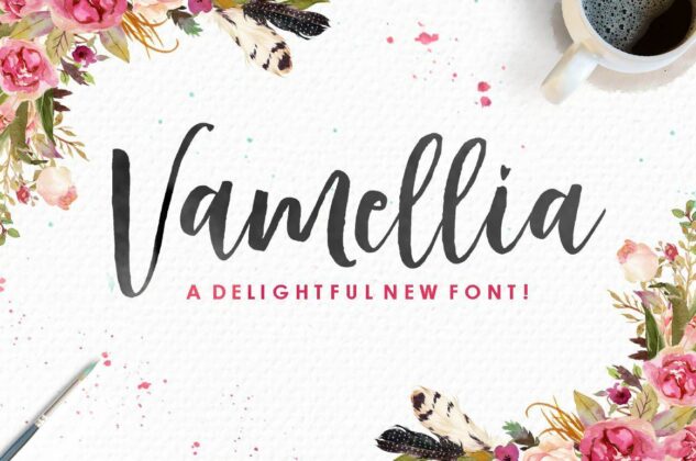Vamellia Script Poster 6