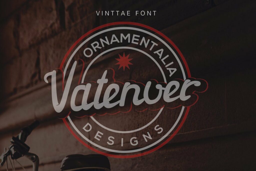 Vinttae font Poster 2