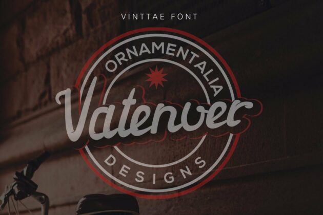 Vinttae font Poster 2