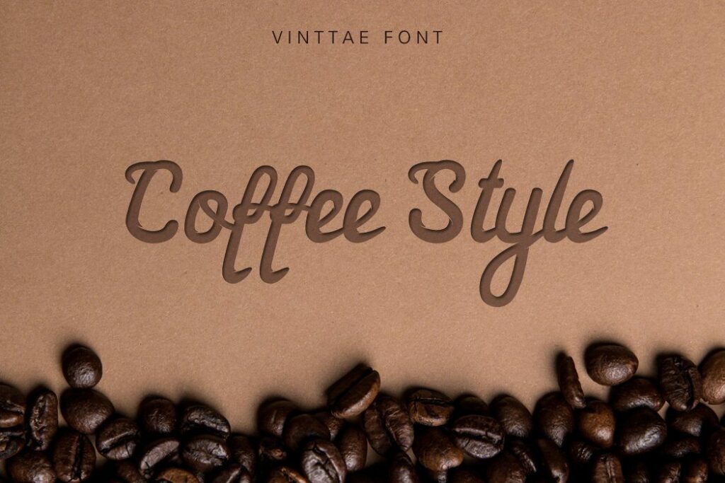 Vinttae font Poster 3
