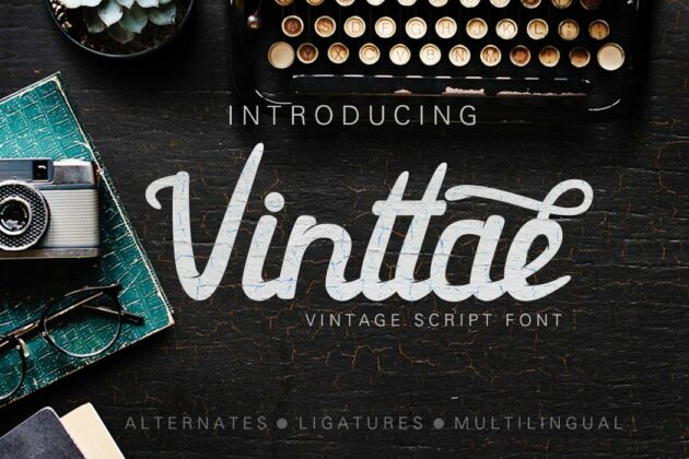 Vinttae font Poster 6