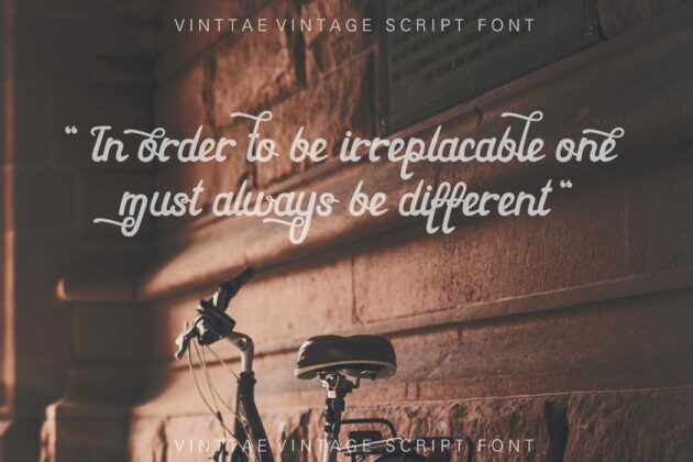 Vinttae font Poster 7