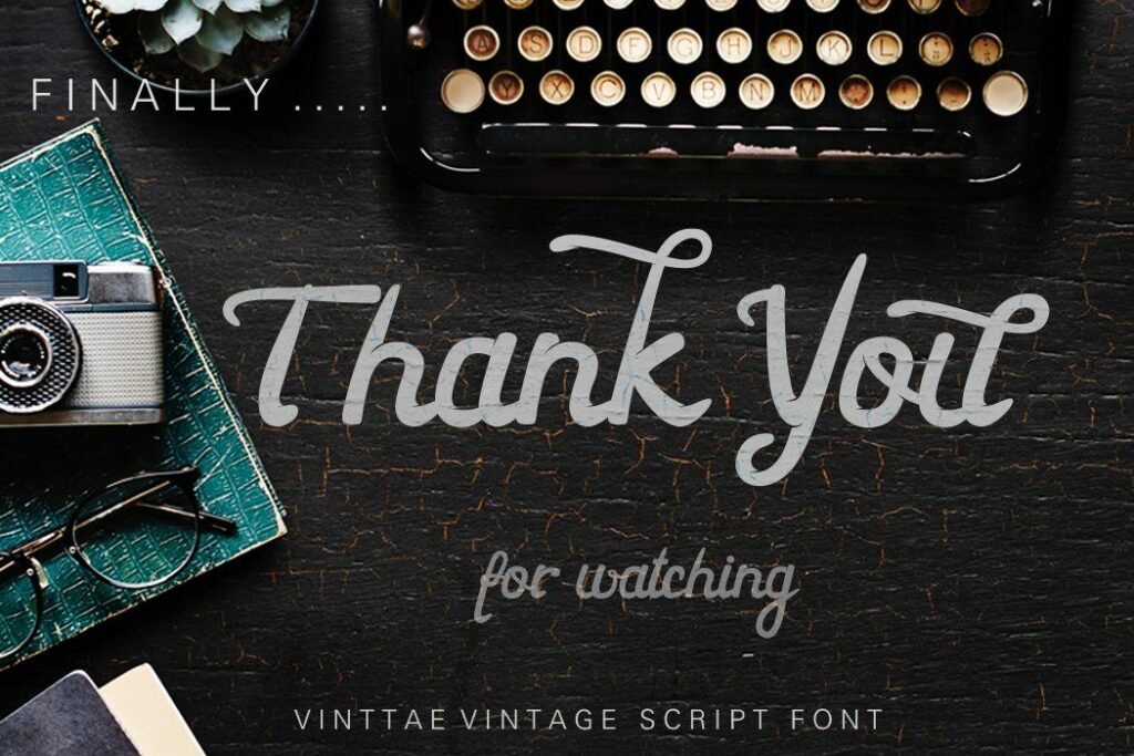 Vinttae font Poster 8