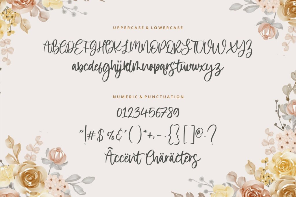 Violetail Modern Handwritten Font Poster 2