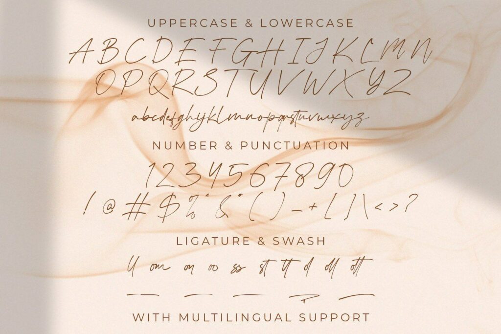 Virgi Theory - Handwritten Font Poster 2