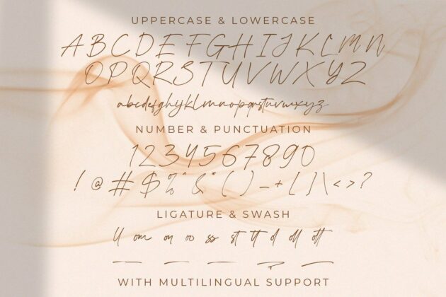 Virgi Theory - Handwritten Font Poster 2