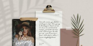 Volatile Monoline Handwritten Script Font Poster 1