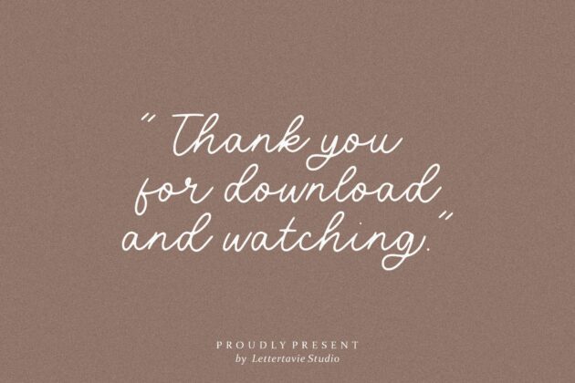 Volatile Monoline Handwritten Script Font Poster 7